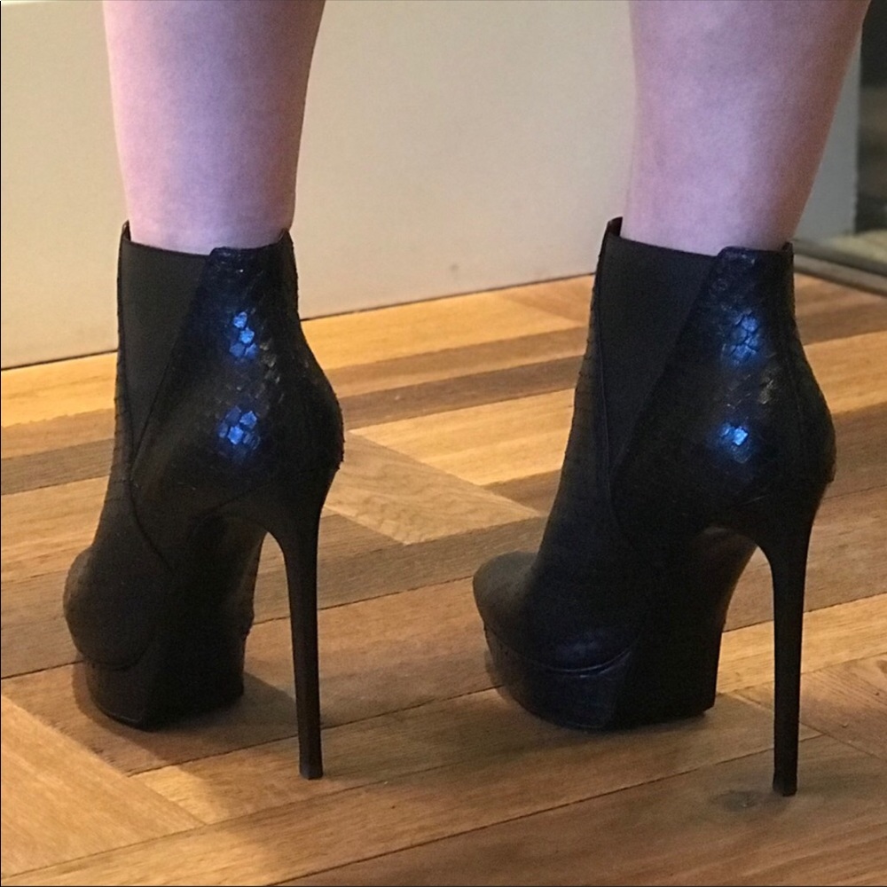 Host Pick! Saint Laurent Black Booties - Picture 12 of 12